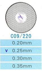 C09/220/0.25 диски алм.двухст.