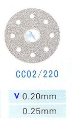 CC02/220/0.20 диски алм.одност.