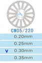 CM05/220/0.30 диски алм.двухст.