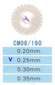 CM08/190/0.25 диски алм.двухст.