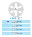 CM07/220/0.20 диски алм.двухст.