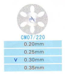 CM07/220/0.30 диски алм.двухст.
