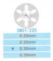 CM07/220/0.30 диски алм.двухст.