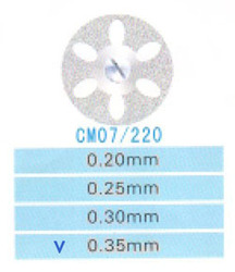 CM07/220/0.35 диски алм.двухст.