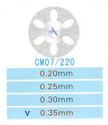 CM07/220/0.35 диски алм.двухст.